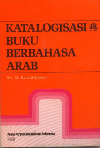 Image of KATALOGISASI BUKU BERBAHASA ARAB