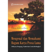 Image of MENGENAL DAN MEMAHAMI RAGAM KARYA PROSA LAMA